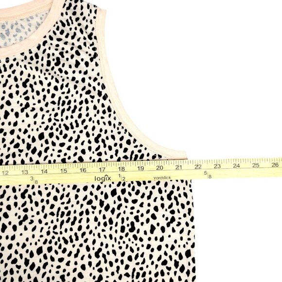 Women's XL Summer Ready Leopard Print Tank Top - Loose Fit Sleeveless High Neck - Picture 10 of 12